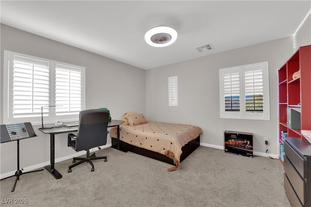 7183 Majestic Bluff Pl, Las Vegas, NV 89113 - carpeted bedroom featuring baseboards and an office area