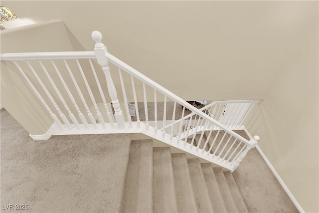 7183 Majestic Bluff Pl, Las Vegas, NV 89113 - stairway with carpet and baseboards