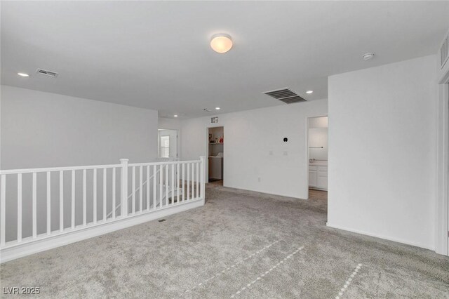 10735 Galveston Bay St, Las Vegas, NV 89179 - carpeted spare room featuring recessed lighting, baseboards, and a smoke detector