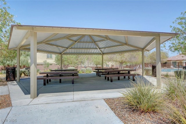 10735 Galveston Bay St, Las Vegas, NV 89179 - view of home's community featuring a gazebo, fence, and a patio
