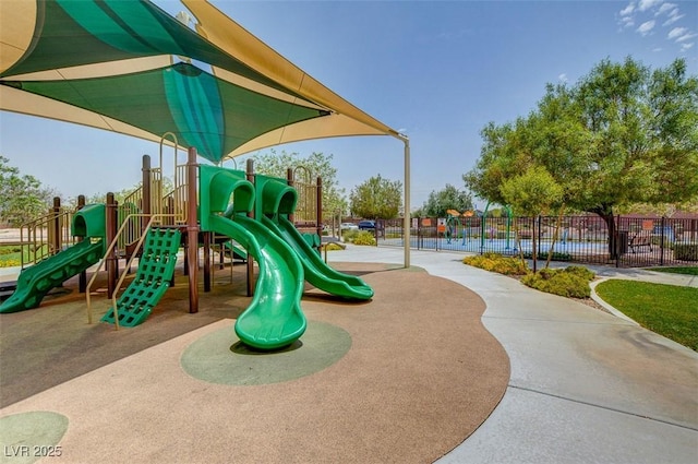 10735 Galveston Bay St, Las Vegas, NV 89179 - community playground with fence