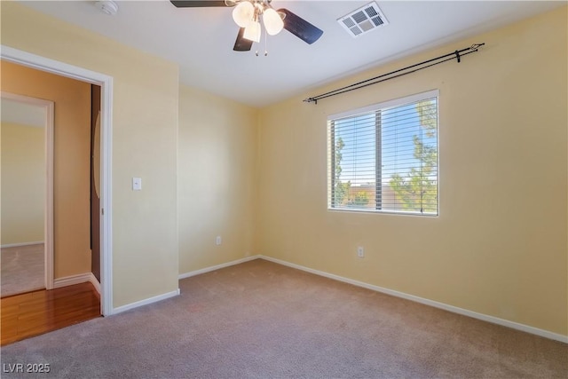 9753 Villa Lorena Ave, Las Vegas, NV 89147 - carpeted empty room with baseboards, a ceiling fan, and a smoke detector