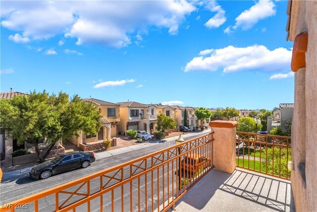 9753 Villa Lorena Ave, Las Vegas, NV 89147 - balcony featuring a residential view