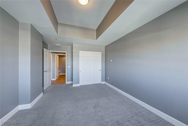 150 Las Vegas Blvd Unit 2016, North Las Vegas, NV 89101 - unfurnished bedroom with baseboards, carpet flooring, and a closet