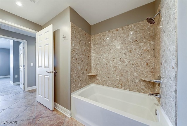 150 Las Vegas Blvd Unit 2016, North Las Vegas, NV 89101 - bathroom with shower / bathtub combination, tile patterned floors, and baseboards