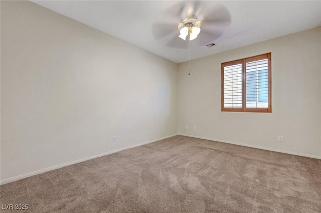 11444 Steponia Bay St, Las Vegas, NV 89141 - empty room with carpet, a ceiling fan, and baseboards
