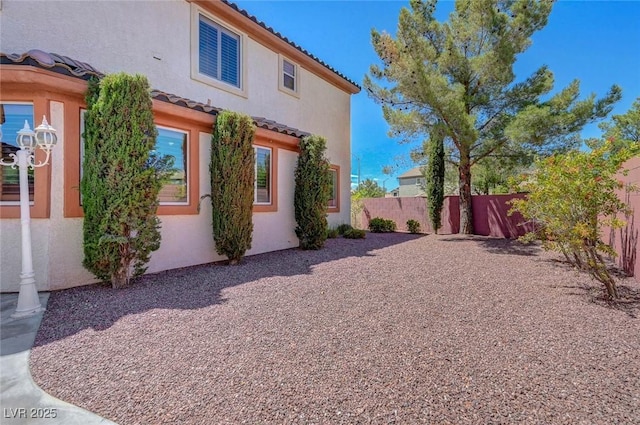 11444 Steponia Bay St, Las Vegas, NV 89141 - view of yard with fence