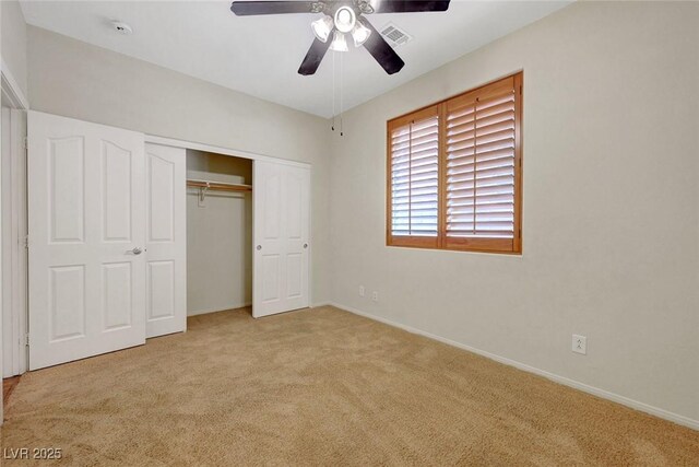 11444 Steponia Bay St, Las Vegas, NV 89141 - unfurnished bedroom featuring carpet floors, a closet, baseboards, and ceiling fan