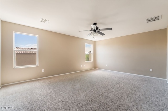 3855 Park Field Dr, Las Vegas, NV 89120 - carpeted spare room featuring a ceiling fan and baseboards
