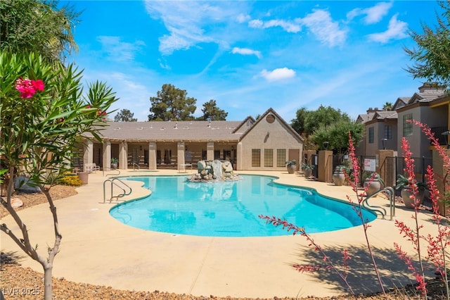 2700 N Rainbow Blvd Unit 1080, Las Vegas, NV 89108 - community pool featuring a patio area and fence
