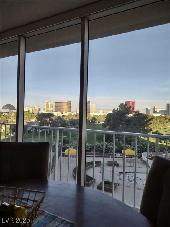 3111 Bel Air Dr Unit 6E, Las Vegas, NV 89109 - balcony featuring a view of city