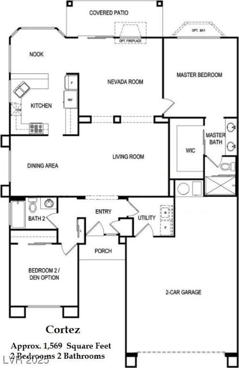 2520 Palmridge Dr, Las Vegas, NV 89134 - floor plan / room layout