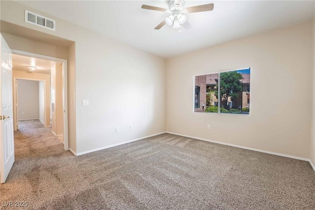 1050 E Cactus Ave Unit 1128, Las Vegas, NV 89183 - carpeted empty room featuring ceiling fan and baseboards