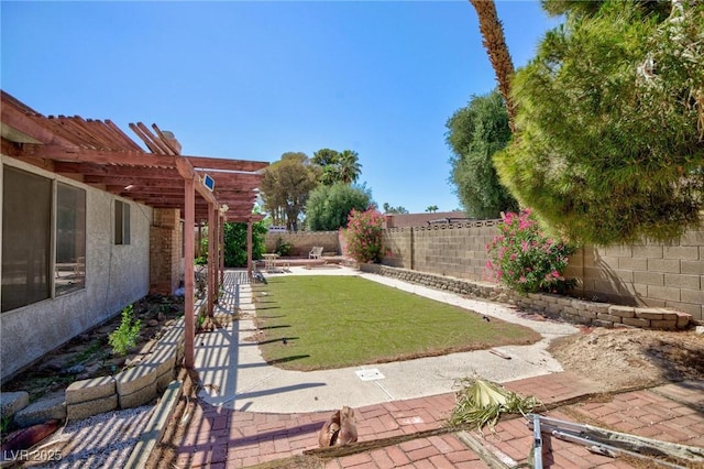 2700 Osborne Ln, Henderson, NV 89014 - view of yard featuring a patio area and a pergola