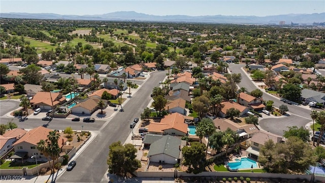 2700 Osborne Ln, Henderson, NV 89014 - aerial perspective of suburban area featuring a mountain backdrop