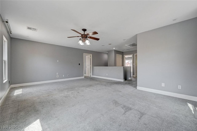 484 Merseyside Dr, Las Vegas, NV 89178 - carpeted empty room featuring baseboards and a ceiling fan