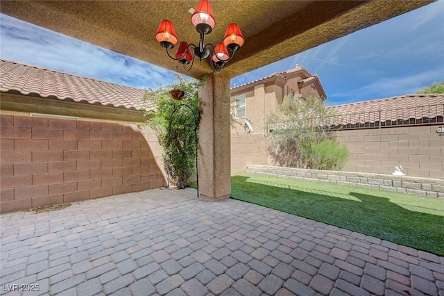 484 Merseyside Dr, Las Vegas, NV 89178 - view of patio with a fenced backyard