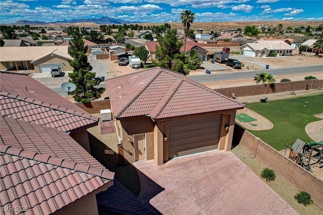 1182 Thomas Bay Cir, Logandale, NV 89021 - aerial view of residential area with mountains