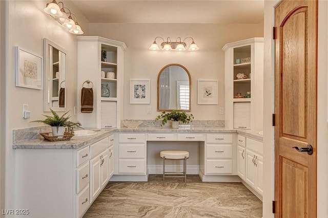 1182 Thomas Bay Cir, Logandale, NV 89021 - bathroom featuring marble finish floors and vanity