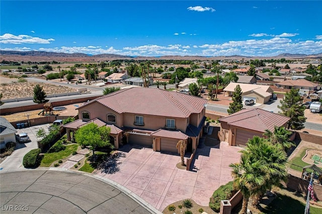 1182 Thomas Bay Cir, Logandale, NV 89021 - aerial view of residential area with mountains
