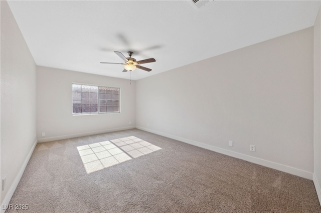 2834 Crystal Lantern Dr, Henderson, NV 89074 - carpeted spare room featuring ceiling fan and baseboards