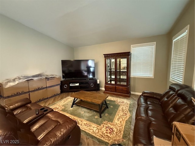 5318 Rio Eldorado Ct, North Las Vegas, NV 89031 - living area featuring baseboards and wood finished floors