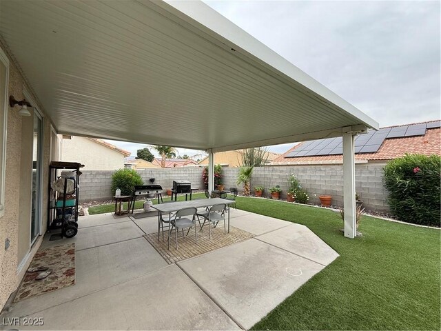 5318 Rio Eldorado Ct, North Las Vegas, NV 89031 - view of patio featuring outdoor dining space