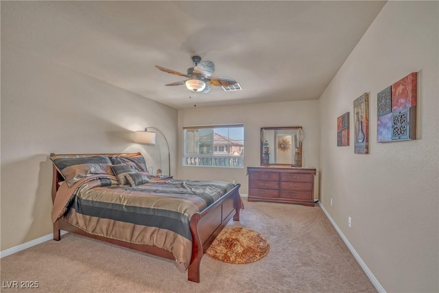 6453 Mount Eden Ave, Las Vegas, NV 89139 - bedroom featuring carpet floors, baseboards, and a ceiling fan