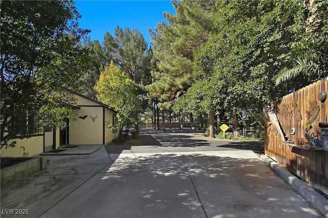 5159 N Monte Cristo Way, Las Vegas, NV 89149 - view of concrete road with traffic signs