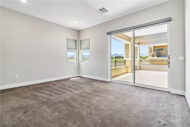 9125 Las Manaitas Ave Unit 302, Las Vegas, NV 89144 - carpeted empty room with baseboards and recessed lighting