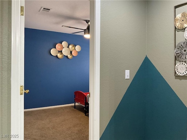 1800 Quail Point Ct, Las Vegas, NV 89117 - hall featuring carpet flooring and baseboards