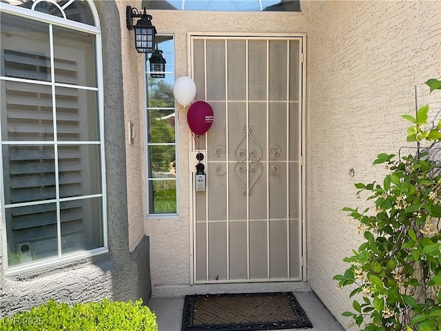 1800 Quail Point Ct, Las Vegas, NV 89117 - property entrance featuring stucco siding