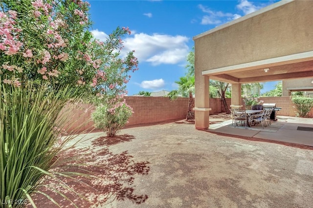 3217 Bonassola Ave, North Las Vegas, NV 89031 - view of patio / terrace featuring a fenced backyard