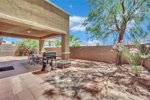 3217 Bonassola Ave, North Las Vegas, NV 89031 - view of patio featuring a fenced backyard