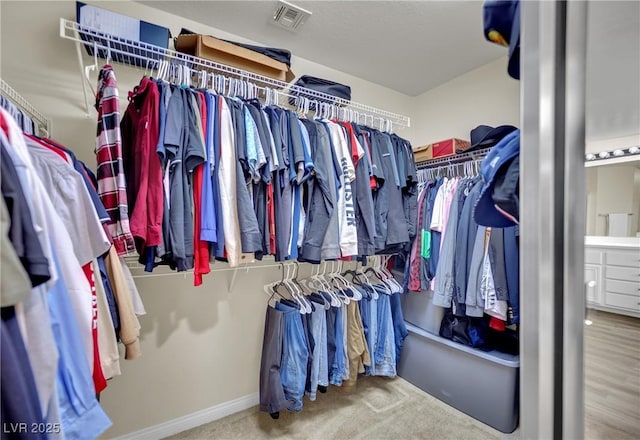 3217 Bonassola Ave, North Las Vegas, NV 89031 - walk in closet with carpet
