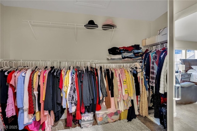 3217 Bonassola Ave, North Las Vegas, NV 89031 - spacious closet featuring carpet