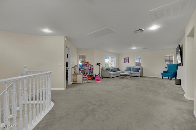 3217 Bonassola Ave, North Las Vegas, NV 89031 - game room with carpet flooring and baseboards