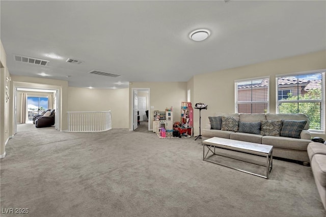 3217 Bonassola Ave, North Las Vegas, NV 89031 - living area with carpet
