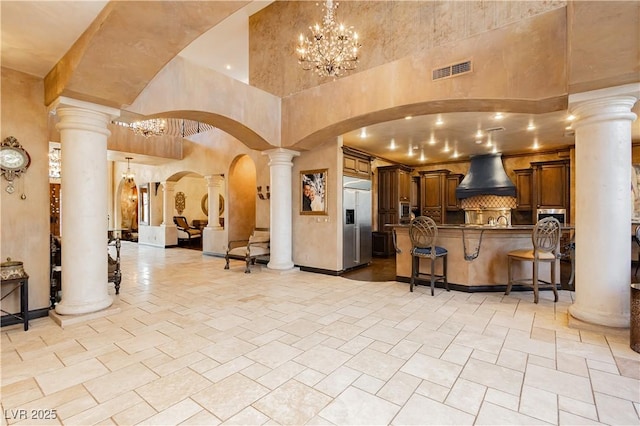 7625 Coley Ave, Las Vegas, NV 89117 - common area with a towering ceiling