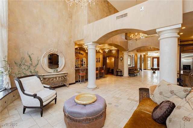7625 Coley Ave, Las Vegas, NV 89117 - common area with a towering ceiling