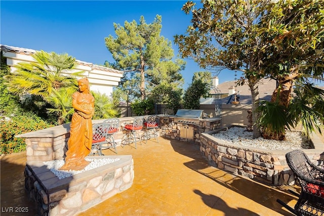 7625 Coley Ave, Las Vegas, NV 89117 - fenced backyard featuring a patio area