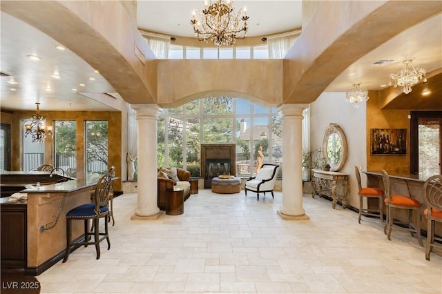 7625 Coley Ave, Las Vegas, NV 89117 - lobby with a high ceiling