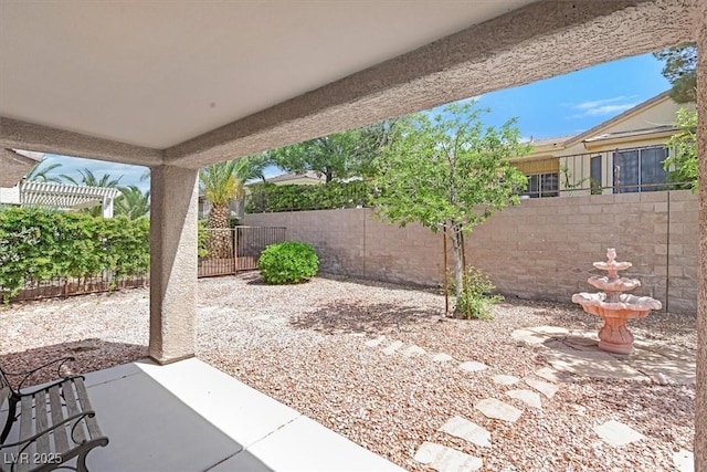 2573 Grandville Ave, Henderson, NV 89052 - view of patio featuring a fenced backyard