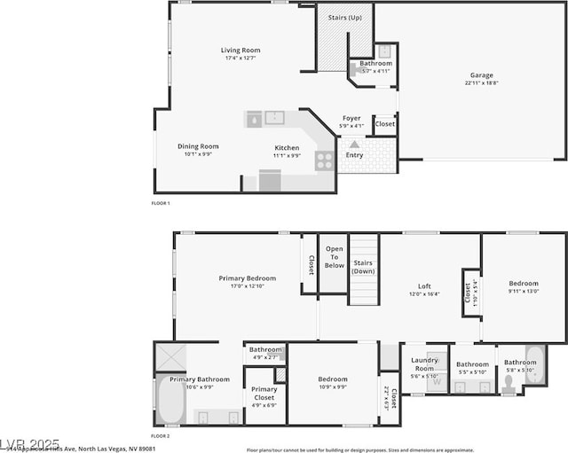 914 Appaloosa Hills Ave, North Las Vegas, NV 89081 - home floor plan