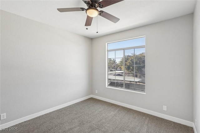 2201 Ramsgate Dr Unit 327, Henderson, NV 89074 - carpeted empty room with baseboards and ceiling fan