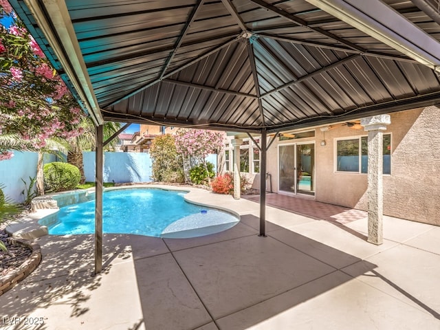 6779 Goose Watch Ct, Las Vegas, NV 89139 - view of pool featuring a fenced backyard and a patio