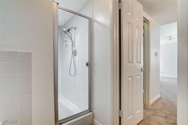 532 Greenbriar Pl, Boulder City, NV 89005 - bathroom with a stall shower and baseboards