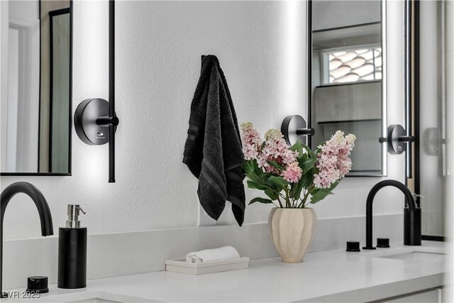 3109 Siena Cir, Las Vegas, NV 89128 - bathroom with a sink and a textured wall
