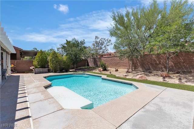 9362 Wilderness Glen Ave, Las Vegas, NV 89178 - view of pool featuring a fenced backyard and a patio area
