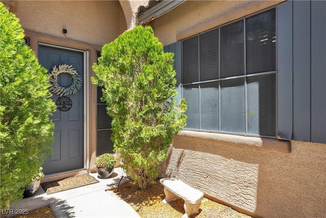 9362 Wilderness Glen Ave, Las Vegas, NV 89178 - entrance to property with board and batten siding